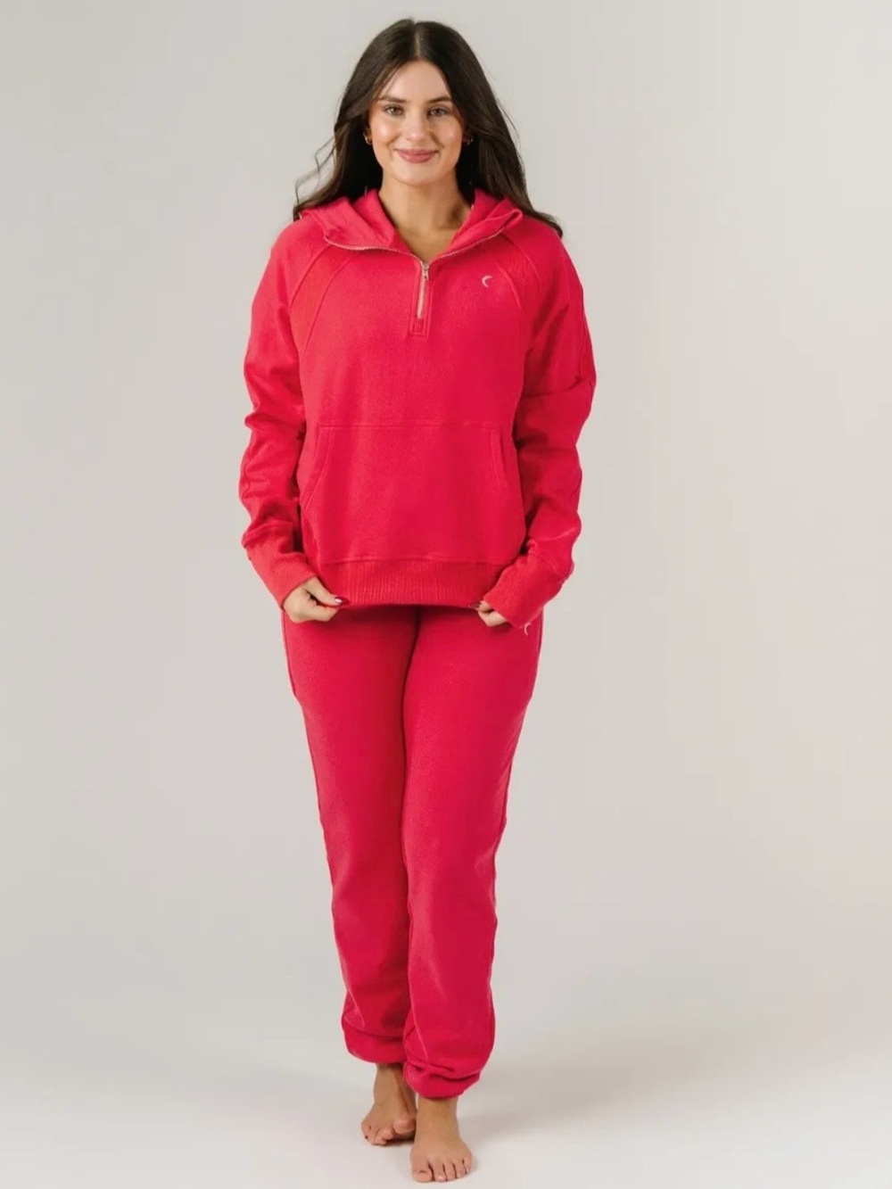 ZYIA Active Bright Red Sweat Set. Women’s Hoodie XS. Women’s Sweats M